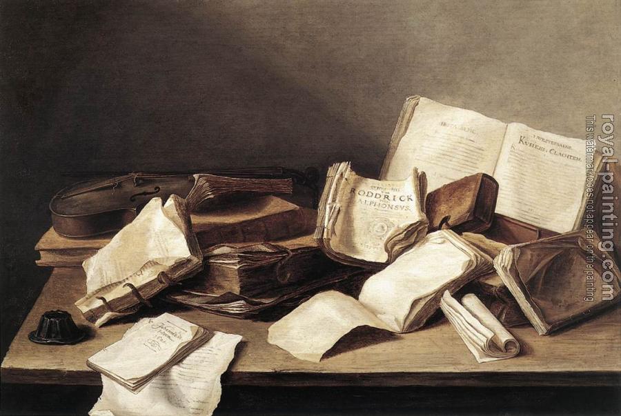 Jan Davidsz De Heem : Still-Life of Books